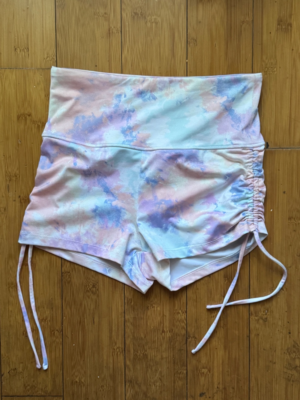 Forever 21 Pastel Tie-Dye Micro Shorts